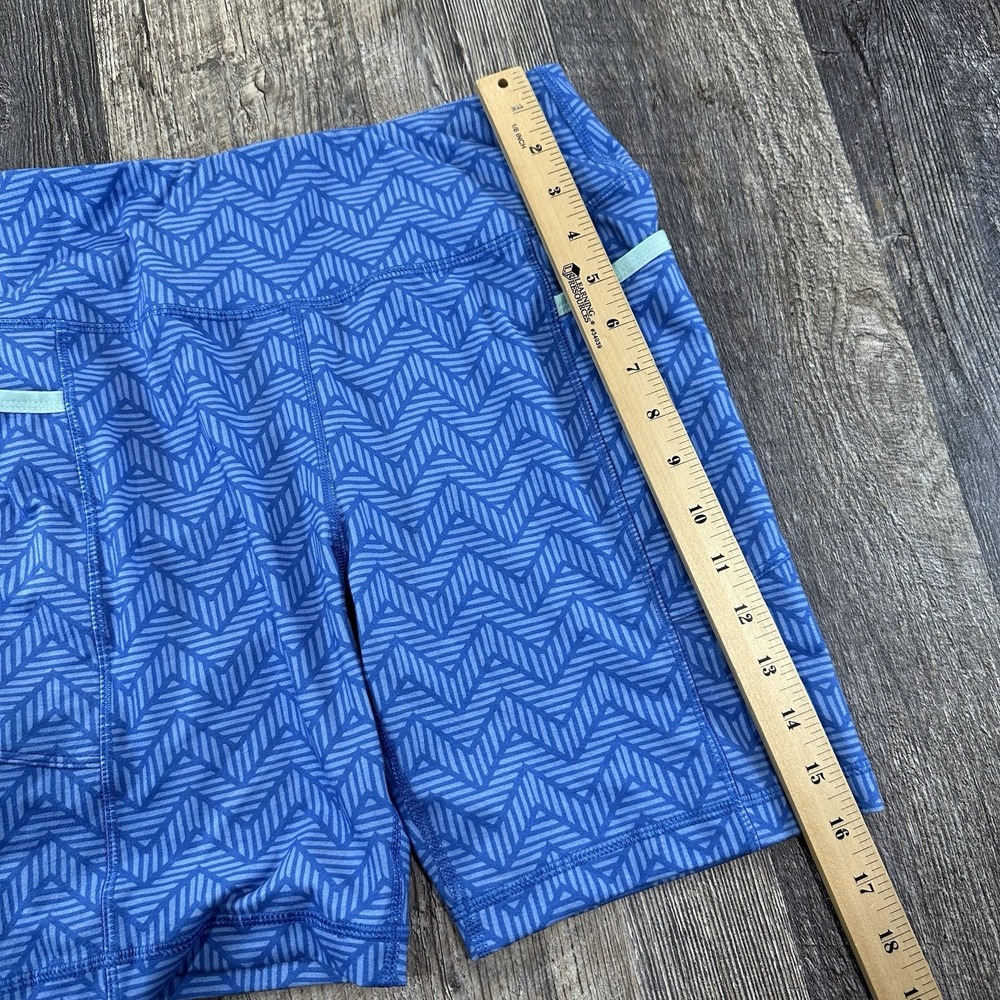 Vineyard Vines Women's Blue Spandex Performance Shorts Tights Bike Yoga Run Sz S - Picture 11 of 14